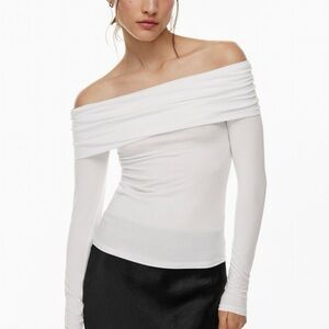 Off-Shoulder Black Body Suit